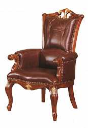 Кресло офисное на ножках Carpenter 216 (кожа)