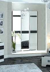 Шкаф платяной трехдверный с зеркалом Престиж