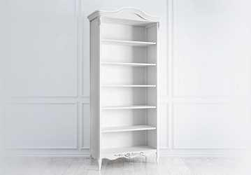 Шкаф книжный Romantic Silvery Rome, высокий