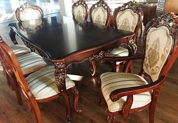 Обеденный стол раскладной Gloria MK-2723-BG