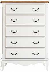 Комод Leontina высокий 5 ящиков, ST9342