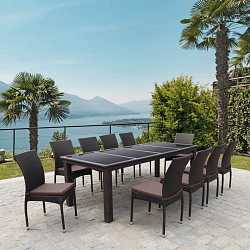 Комплект плетеной мебели T438/Y380A-W53 Brown