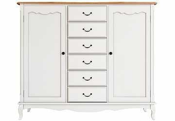 Комод Leontina 6 ящиков 2 дверки ST9350