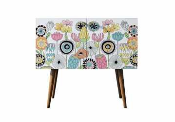 Комод на высоких ножках "Berber" малый (3 принт)