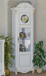 Витрина с часами Да Винчи (белый)