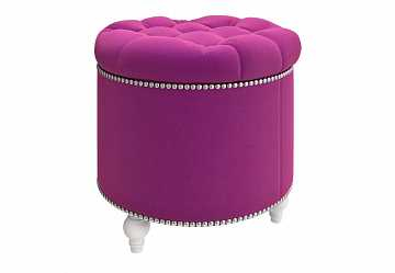 Пуф малый открывающийся, розовый