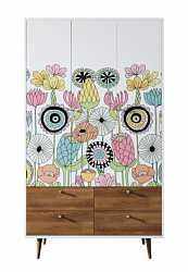 Шкаф трехстворчатый "Berber" (3 принт)