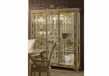 Витрина трехдверная Катя, беж