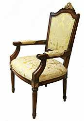 Стул с подлокотниками Louis XVI