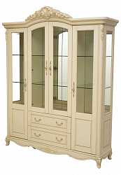 8801 Fleur Blanche Сервант-витрина (4 створки)