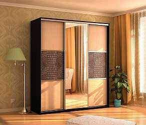 Шкаф-купе платяной трехдверный Де-Люкс №6 (180 см)