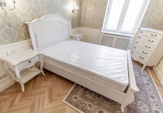 Кровать Adalia 120*190, деревянное изголовье