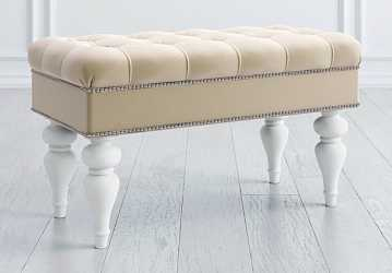 Банкетка M04 открывающаяся, светлые ножки