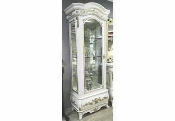Сервант-Витрина Florence однодверная левая, white