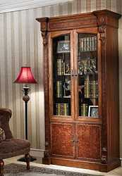 Шкаф книжный двухдверный Louis XVI