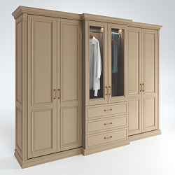 Шкаф 6-дверный Rimar Пастель