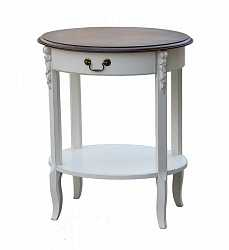 Стол кофейный White Rose AS6661 (D71+M01)