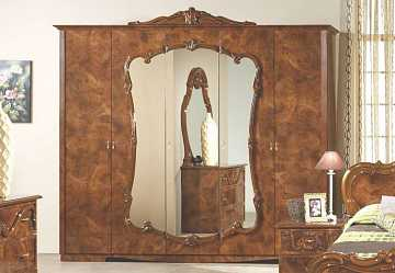 Шкаф платяной пятидверный Тициана, орех