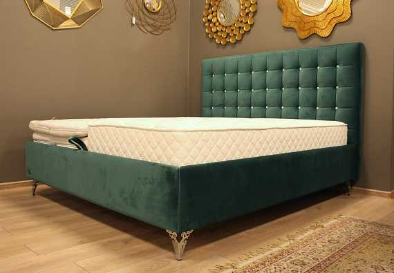 Кровать Evita lux 180X200, ткань Manhatten 16