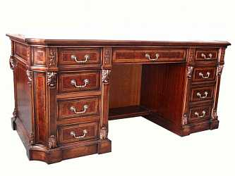 Письменный стол с 2 тумбами Louis XVI