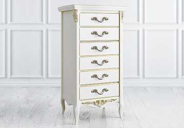 Высокий комод 6 ящиков Atelier gold