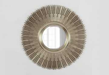 Зеркало в раме "Вальтер", silver