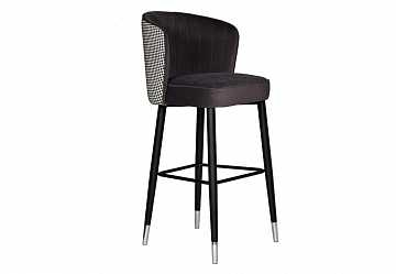 Стул барный, серый, 30c-309w-gre