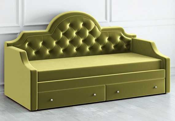 Кровать пристенная DayBed (80*190, зеленый)