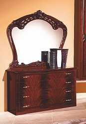 Комод с зеркалом Ольга, могано