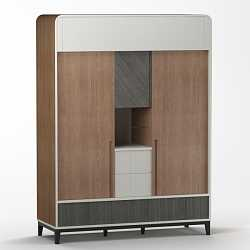 Шкаф платяной на две секции Briotti Белла