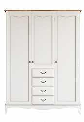 Шкаф платяной трёхдверный с ящиками Leontina ST9327/34