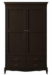 Шкаф платяной Leontina Black ST9327KR2/BLK