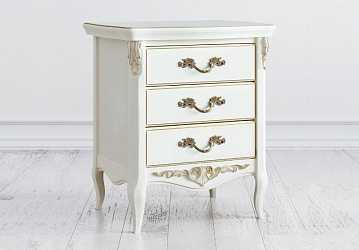 Прикроватная тумба 3 ящика Atelier gold