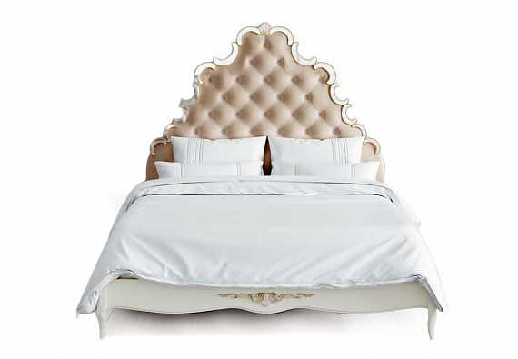 Кровать с мягким изголовьем 160*200 Atelier gold