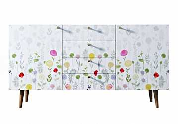 Комод "Berber" с ящиками (7 принт)