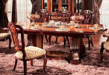 Стол обеденный Carpenter 216 на ножках раскладной A (200 см)