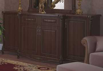 Комод Да Винчи (орех), без зеркала