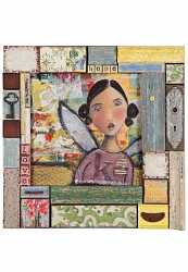 Панно квадратное в винтажном стиле