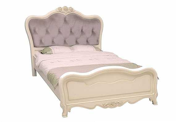 8801-A Fleur Blanche Кровать (без решётки, с изножьем) 120*200, ткань 8812