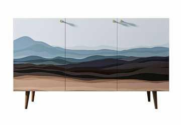 Комод "Berber" три дверки (11 принт)