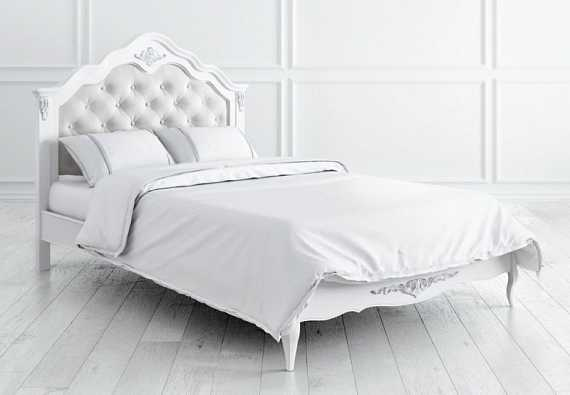 Кровать с мягким изголовьем Romantic Silvery Rome 120*200
