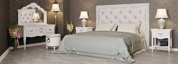 Кровать Romantic Silvery Rome 180*200, S218D