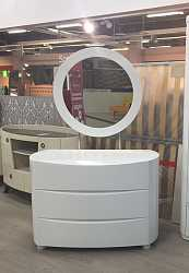 Зеркало круглое Brilliance (White)