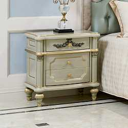 Тумба Прикроватная Astoria Olive (A) 3 Ящика 8305C1101