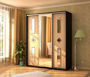 Шкаф-купе платяной трехдверный Де-Люкс №8 (150 см)