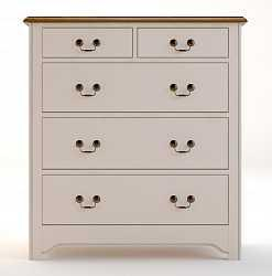 Комод 5 ящиков Olivia Beige GA2005ETG/C