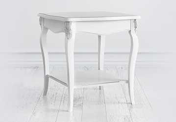 Столик квадратный Romantic Silvery Rome