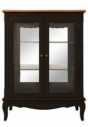 Витрина низкая Leontina Black ST9318/BLK